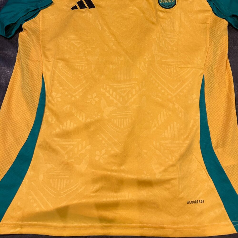 JAMAICA National Soccer Team JERSEY Men's Sz M,L,XL,2XL NWT by Adidas - Picture 4 of 5